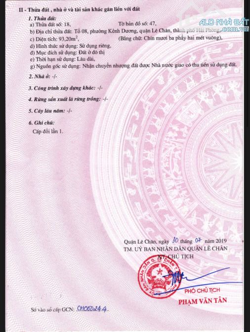 737.Bán đất mặt đường tuyến 2 Quán Nam Mặt đg Hoàng Ngọc Phách gần Hoàng Huy và Aeon Mall - 2