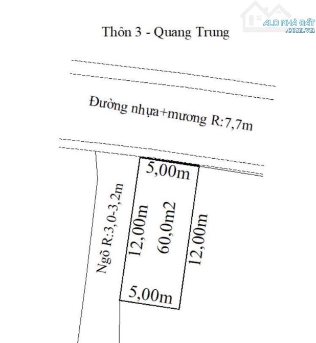 Bên em chính thức mở bán duy nhất 1 lô góc 2 mặt tiền Quang Trung ( Xã Cao Nhân cũ ) - 3