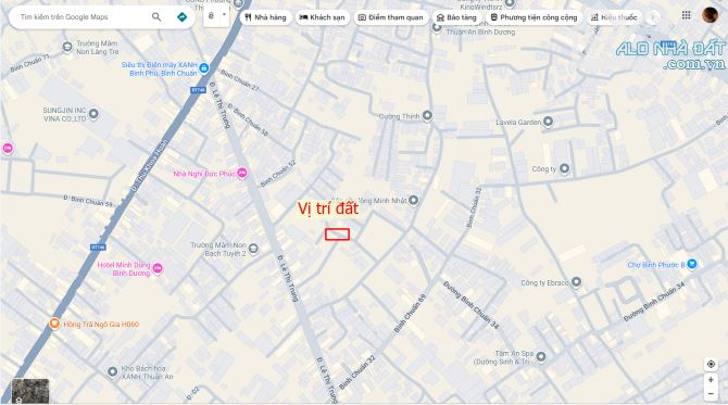 Bán lô góc 6.1x19.4m, hẻm Lê Thị Trung p. Bình Chuẩn - 3