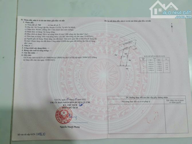 Bán đất xã Trung Lập Hạ Củ Chi. Diện tích 6x18m thổ cư. Giá bán 1 tỷ 350 triệu có bớt. - 3