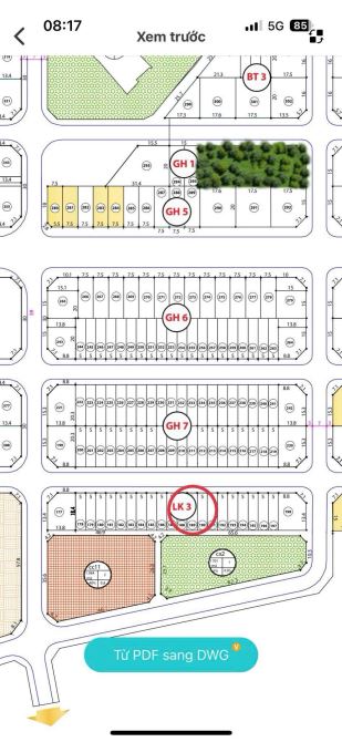 CẦN CHUYỂN NHƯỢNG LÔ ĐẤT TĐC Icc lạch tray - lê chân . Diện tích 84.4m ngang 5m - 3