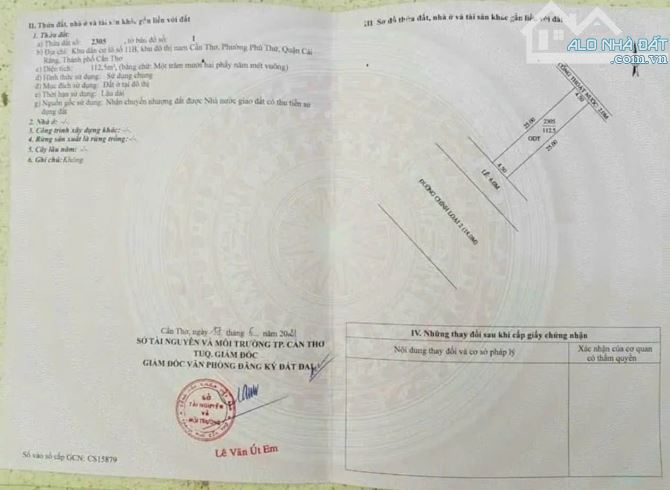 Bán nền đường số 3 lộ 2 chiều khu Diệu Hiền dt 4.5x25- Giá 3.6 tỷ - 3