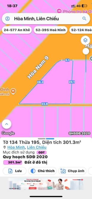 📌📌📌LÀM VIỆC TRỰC TIẾP GIÁ TỐT !!!🔶bán lô góc 2 mặt tiền hòa nam 9 và 8 - 3