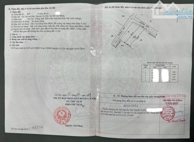 Bán liền giá 650Tr 102,7m2 gấp lô đất Tân An Hội Trung Tâm Củ Chi - 4