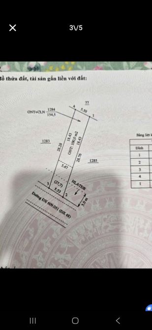 🚀 Mặt tiền ĐX609 Phú An, Bến Cát – Đất Bán 154,5m2m², chỉ 1 tỷ 550 triệu! - 4