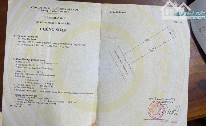 Bán nhà 2 Tầng Kiệt 236 Trần Cao Vân- Sát Biển Nguyễn Tất Thành - 5