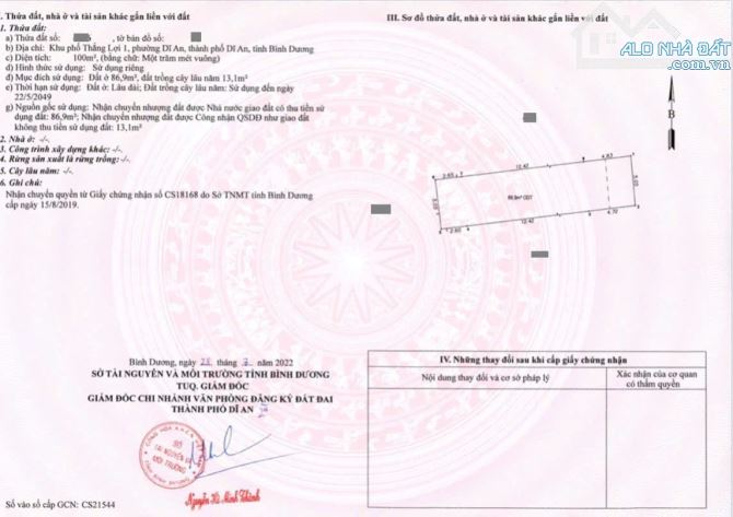 2,98Tỷ TL🔥Bán nhà cấp Bốn 100m2 cách đường Lý Thường Kiệt 30m, P.Dĩ An, Tp.Dĩ An - 8