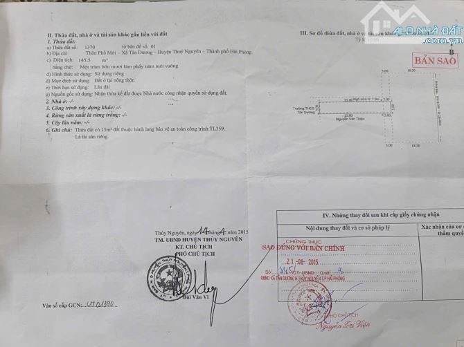 Chủ gửi căn nhà 2,5 tầng mặt đường 359 phường Thuỷ Nguyên - Hải Phòng - 4