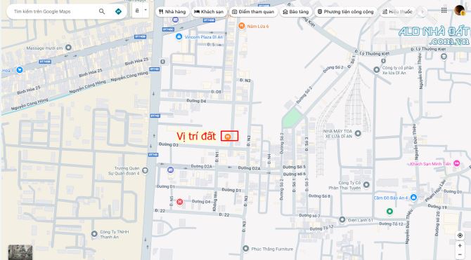 Bán đất 5x20m, đường N2 KDC Sóng Thần B p. Dĩ An kế Vincom 550 - 4
