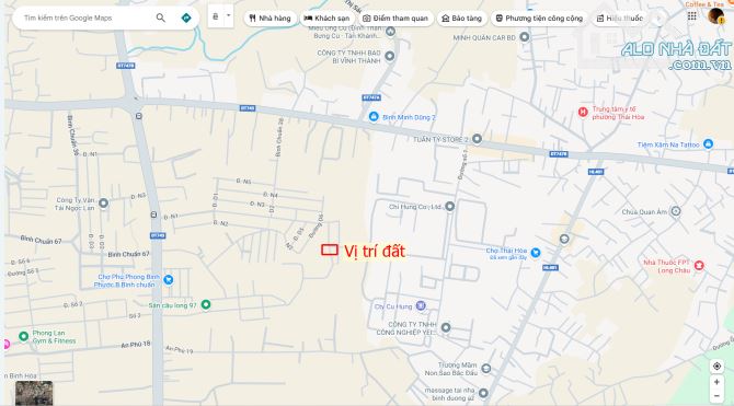 Bán lô góc 109.7m2, đường N6 KDC Phú Huy p. Bình Chuẩn gần chợ Phú Phong - 2