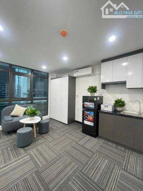 Toà CCMN Đê La Thành, mặt ngõ thông, 3 gác tránh, 2 nhà ra ô tô dừng đỗ, lô góc 60m2*7T. - 1