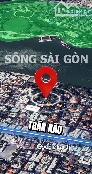 SIÊU PHẨM GÓC 3 MẶT TIỀN ĐƯỜNG NHANH TRẦN NÃO, VIEW SÔNG SG LANDMARK 81, (9 X 24M) 69 TỶ - 1