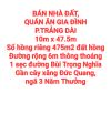 BÁN NHÀ ĐẤT, QUÁN ĂN GIA ĐÌNH P.TRẢNG DÀI, SỔ HỒNG RIÊNG, ĐƯỜNG 6m THÔNG THOÁNG (NP1190)