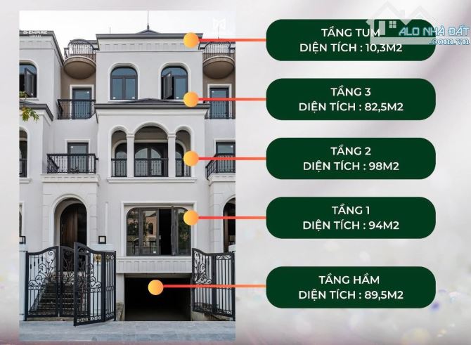 Biệt thự Ciputra giá cực rẻ: Kita BT2D 147 m2, trục chính, lãi ngay 14 tỷ