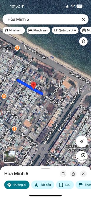 Bán đất đường Hoà Minh 5, dt:80m2(5x16m) ,gần biển Nguyễn Tất Thành - 2