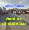 BÁN ĐẤT ĐƯỜNG 102 GẦN LÊ VĂN VIỆT | 62M² (4*15.5) | 5.9 TỶ | ĐƯỜNG 12M XÂY 5 TẦNG + HẦM