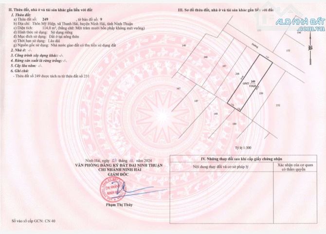 Chính chủ gửi đất thổ, gần biển Hòn đỏ