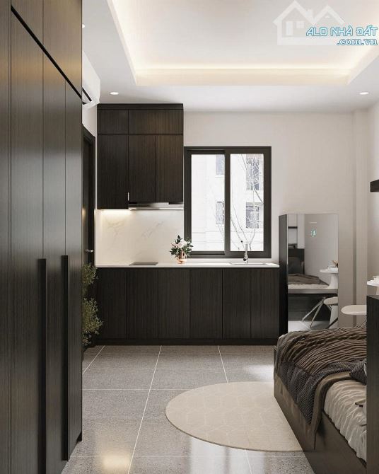 Nhà dòng tiền 6 tầng, thang máy, 9p full nội thất mới, 40tr/th,tại 25/192 Kim Giang, HM. D