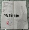 BÁN NHANH LÔ ĐẤT SẠCH ĐÔNG NAM LÊN NHÀ SỐ 102 TRẦN VIỆN- ĐƯỜNG 7.5M HOÀ XUÂN