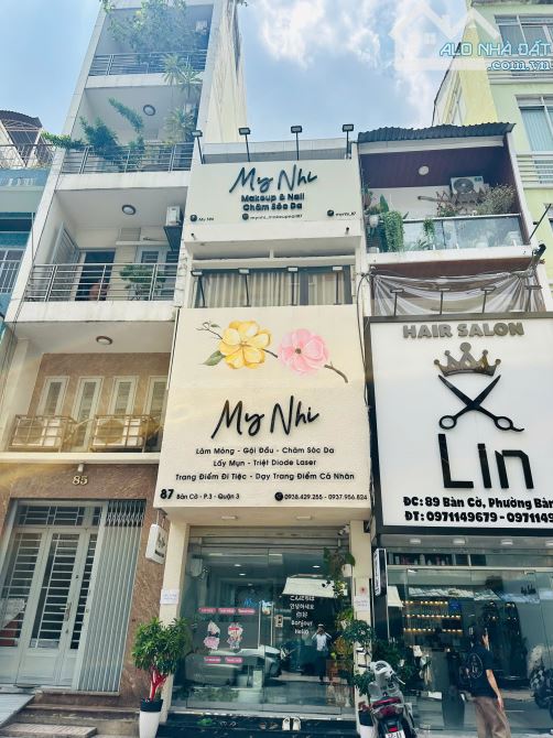CẦN BÁN MẶT TIỀN 87 BÀN CỜ,QUẬN 3-3,53 X 10M-4 TẦNG- ĐANG CHO THUÊ-GIÁ: 12,7 TỶ! 5