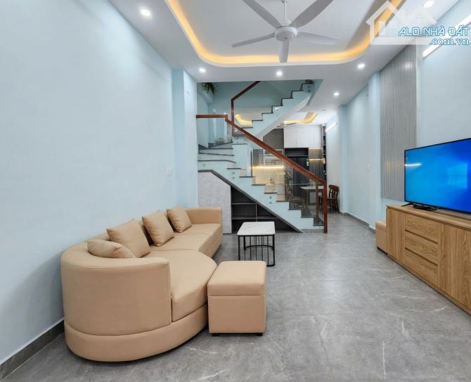Nhà MỚI - tk ĐẸP - 4tầngx48m² Hẻm XE HƠI thông Dương Quảng Hàm