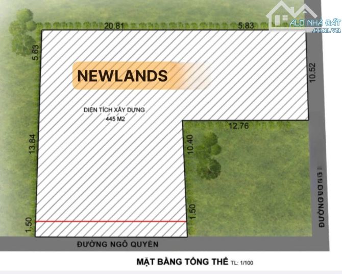 Cho thuê lô đất đẹp 2 mặt tiền ngay CẦU RỒNG 445m2 ngang 15m chỉ 22tr/tháng