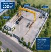 Cho thuê mặt bằng 2.200 m² làm cơ khí, có cẩu trục và trạm điện, đường Quốc Lộ 1A, lộ cont