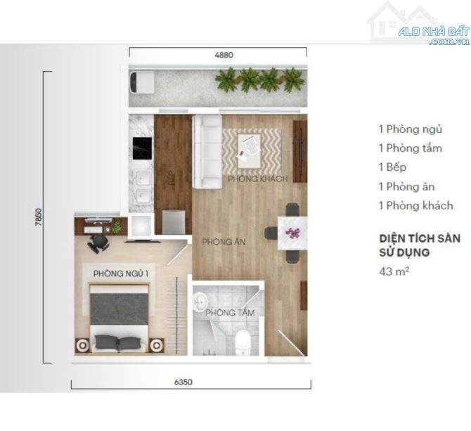 Bán căn hộ 43m2 dự án X2 Trần Phú, Hoàng Mai