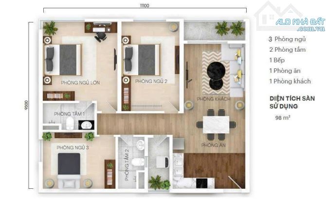 Bán căn hộ 43m2 dự án X2 Trần Phú, Hoàng Mai