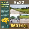 10 nền bán sỉ đầu tư, bán lẻ an cư 5x22 giá 960 triệu. Cách Mỹ Hạnh chỉ 100m