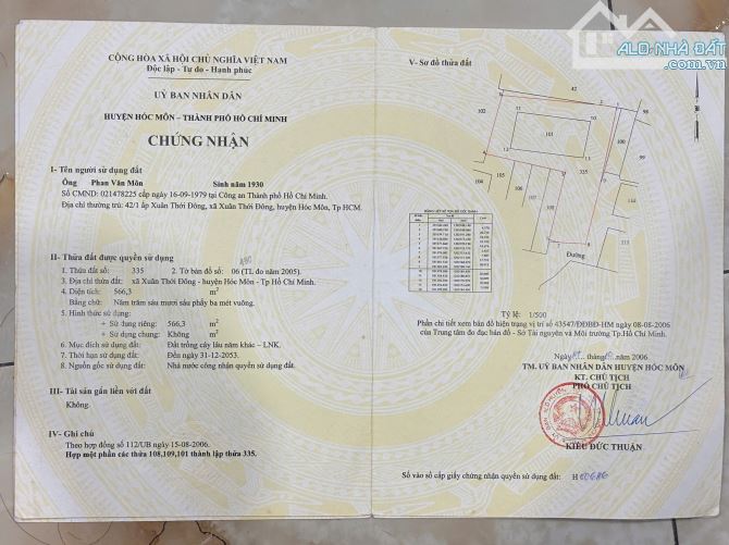 HÀNG THƠM HIẾM – BIỆT THỰ 800M² TRẦN VĂN MƯỜI – CHO VAY NHẬN NỢ - 2