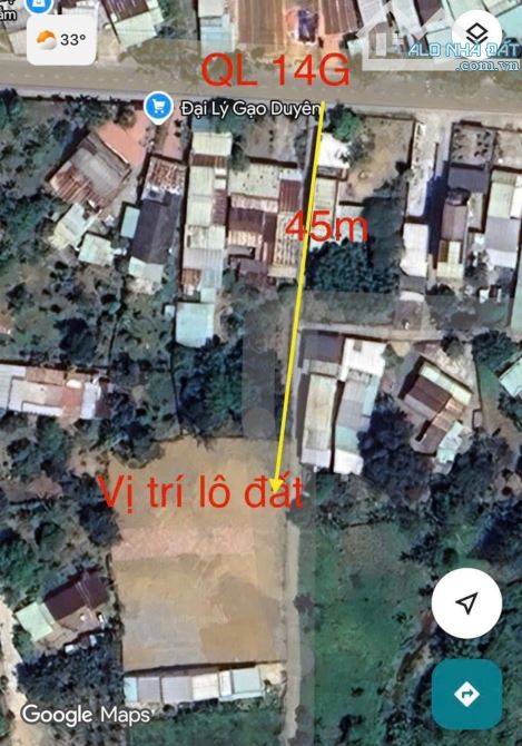 Bán đất Hoà Hải, Hòa Vang, TP. Đà Nẵng dt 120m2 ngang 5,3m giá chỉ 920tr - 3