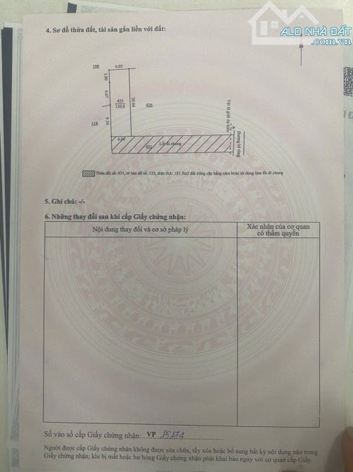Bán đất Hoà Hải, Hòa Vang, TP. Đà Nẵng dt 120m2 ngang 5,3m giá chỉ 920tr - 4