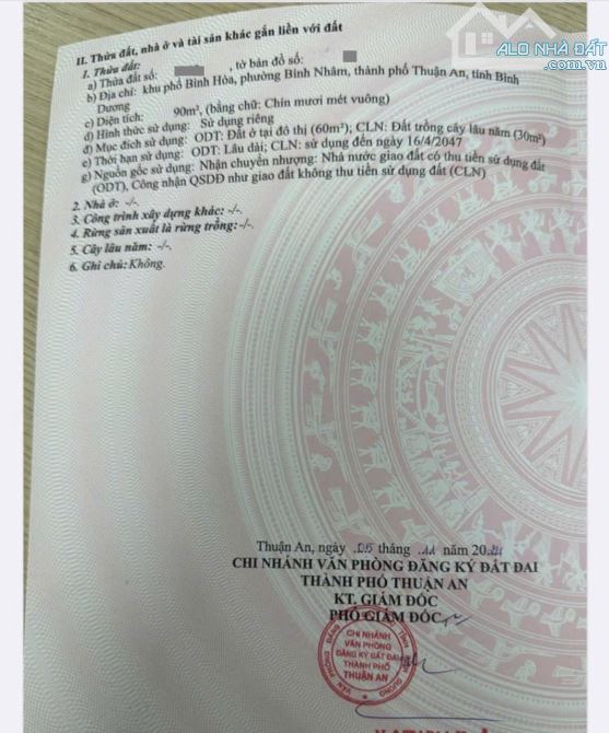 đất 90m2 2ty850 TL MT đường Bình Nhâm 31, P.Bình Nhâm Tp.Thuận An - 4