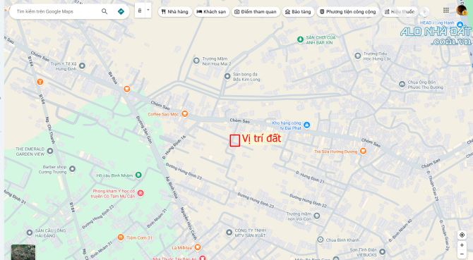 Bán lô góc 5.9x22m, hẻm Chòm Sao p. Hưng Định - 2