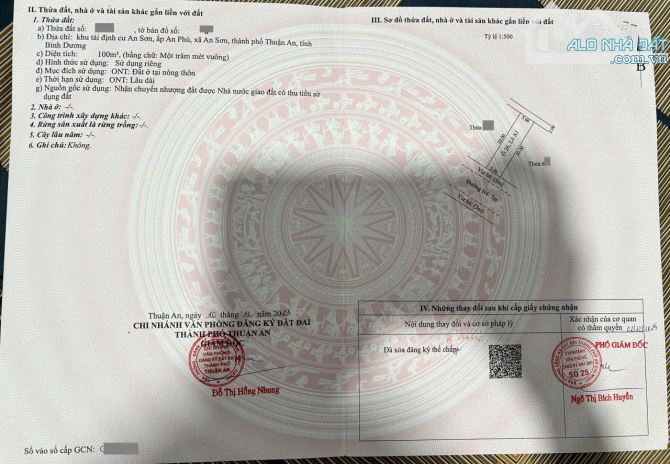 2,5Tỷ TL🔥Bán đất 100m2 TĐC An Sơn ngay bên Sông Sài Gòn_Xây Tự Do, P.An Sơn, Tp.Thuận An - 5