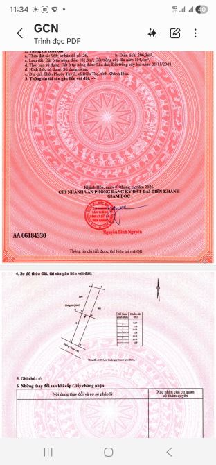 Bán 3 lô đất đẹp mặt tiền Thành Hồ, Diên Phước đường hiện trạng nhựa 8m, quy hoạch 24m - 3