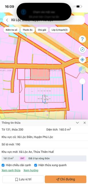 QUốc lộ 1A chỉ 200m Đất KQH thôn lương điền đông, lộc điền, - 1