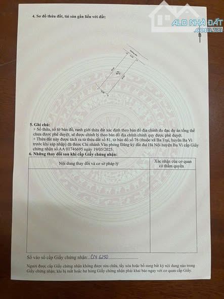 3,5 tỷ sở hữu 887m2 đất xã Suối Hai, gần các khu du lịch Ba Vì, gần tỉnh lộ, view thoáng - 2