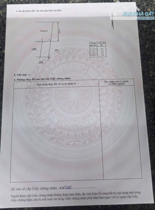 Bán lô đất sát KĐT Phú Ân Nam 2 - Diên An  * Diện tích 80,5m2 ngang 6m45 * Đường trước đất - 6