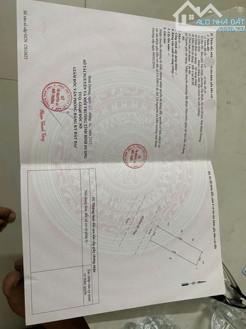 Bán Đất gần khu dân Cư Hố Lang - Phường tân Bình Dĩ an Bình Dương Vị trí Đẹp - 3