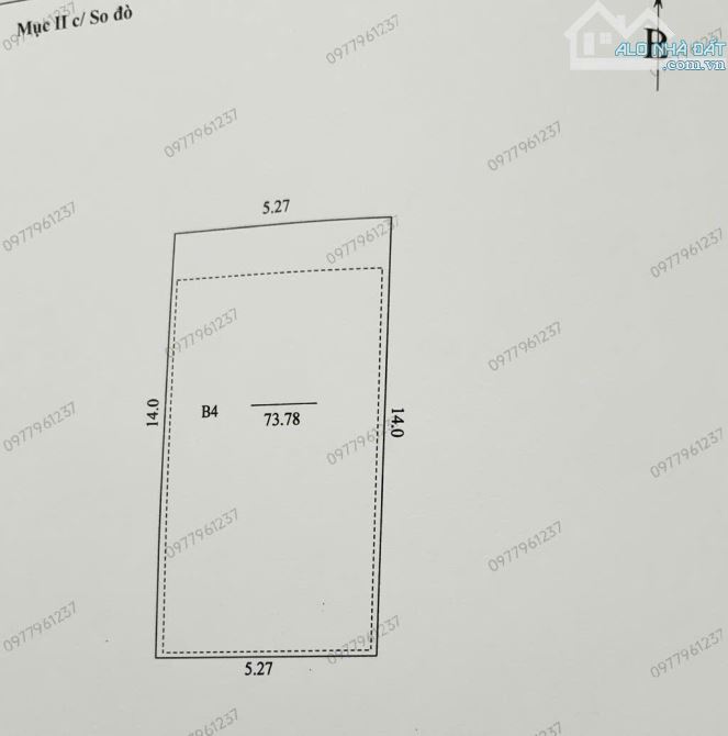 BÁN NHÀ PHỐ NGHĨA ĐÔ 73,7m2 × 4T × MT 5,27m. PHÂN LÔ 2 Ô TÔ TRÁNH - KINH DOANH + V.PHÒNG
