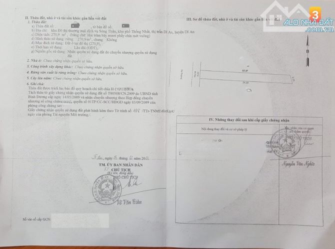 Bán đất 20x53m, mặt tiền KD đường N2 KDC Sóng Thần B p. Dĩ An kế Vincom 550 - 5