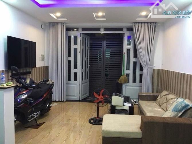 Nhà gần mặt tiền Thới An 15 – Hẻm ô tô đâụ cửa ngày đêm – khu an ninh yên tĩnh – 4 tầng – - 1