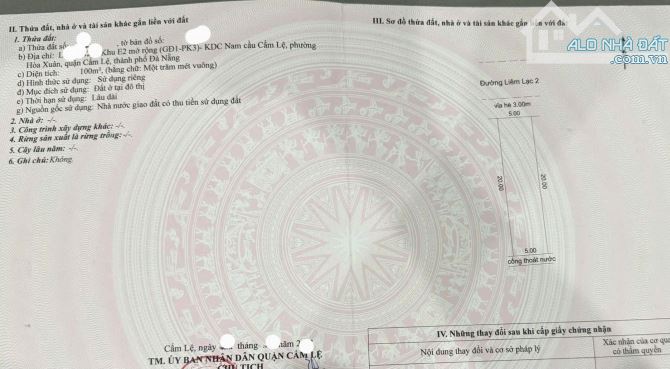 🔴💥Bán đất đường LIÊN LẠC 2 - KDC Hòa Xuân