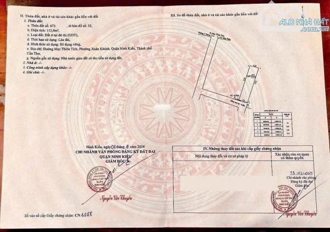 Bán nền hẻm 15 đường Trần Văn Hoài, P. Ninh Kiều, TPCT - 1