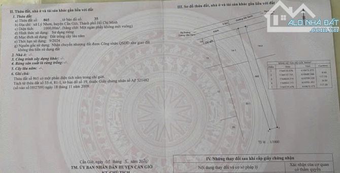 Bán đất mặt tiền xương cá 2 Lý Nhơn, Cần Giờ 6,1tỷ - 1
