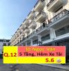 Nhà thô 5 tầng đường Tô Ngọc Vân, Quận 12, (52m²) 4 x 13m, 5.6 tỷ, hẻm xe tải 12m