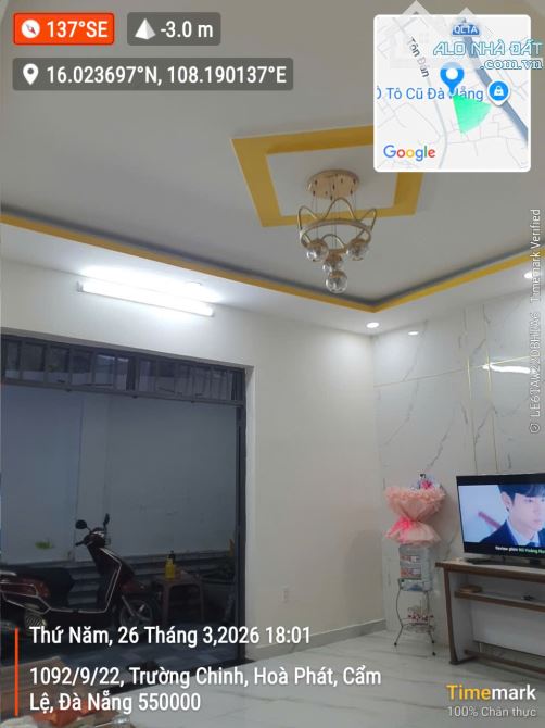 🅰️🅰️🅰️HÀNG HIẾM_BÁN NHÀ 100M2_2PN_KIỆT 1082 TRƯỜNG CHINH_CẨM LỆ_CHỈ 3,15 TỶ TL NHẸ