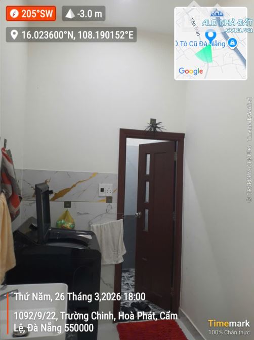 🅰️🅰️🅰️HÀNG HIẾM_BÁN NHÀ 100M2_2PN_KIỆT 1082 TRƯỜNG CHINH_CẨM LỆ_CHỈ 3,15 TỶ TL NHẸ - 1